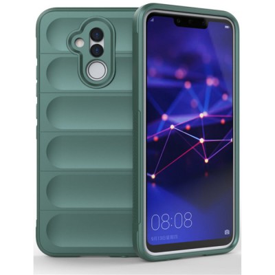Huawei Mate 20 Lite Kılıf Optimum Silikon - Koyu Yeşil