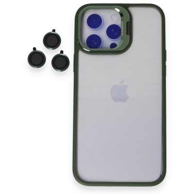 Joko iphone 14 Pro Max Kılıf Roblox Lens Standlı Kapak - Koyu Yeşil
