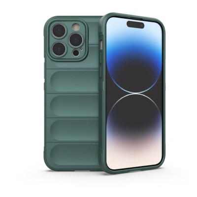 iphone 14 Pro Max Kılıf Optimum Silikon - Koyu Yeşil