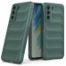 Samsung Galaxy S21 Fe Kılıf Optimum Silikon - Koyu Yeşil