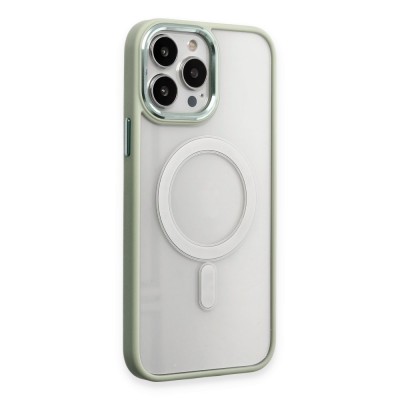 iphone 15 Pro Max Kılıf Room Magneticsafe Silikon - Su Yeşili