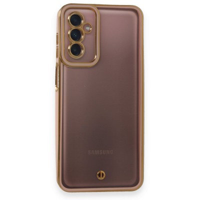 Samsung Galaxy M13 Kılıf Liva Lens Silikon - Pudra