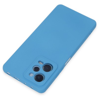 Xiaomi Poco X5 5g Kılıf Nano içi Kadife  Silikon - Mavi