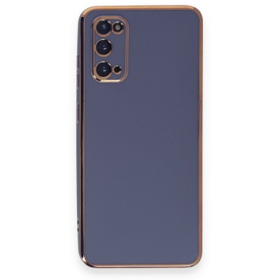 Samsung Galaxy S20 Kılıf Volet Silikon - Mavi