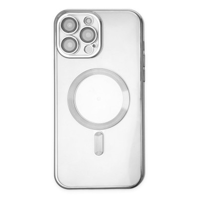 iphone 13 Pro Max Kılıf Kross Magneticsafe Kapak - Gümüş