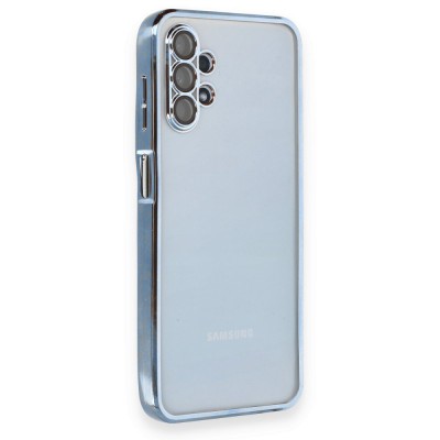 Samsung Galaxy A13 4g Kılıf Razer Lensli Silikon - Açık Mavi